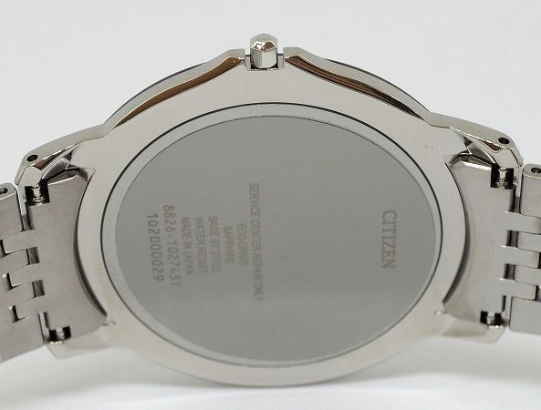 【未使用】CITIZEN シチズン エコドライブワン AR5075-69E エコドライブ メンズ腕時計_画像5