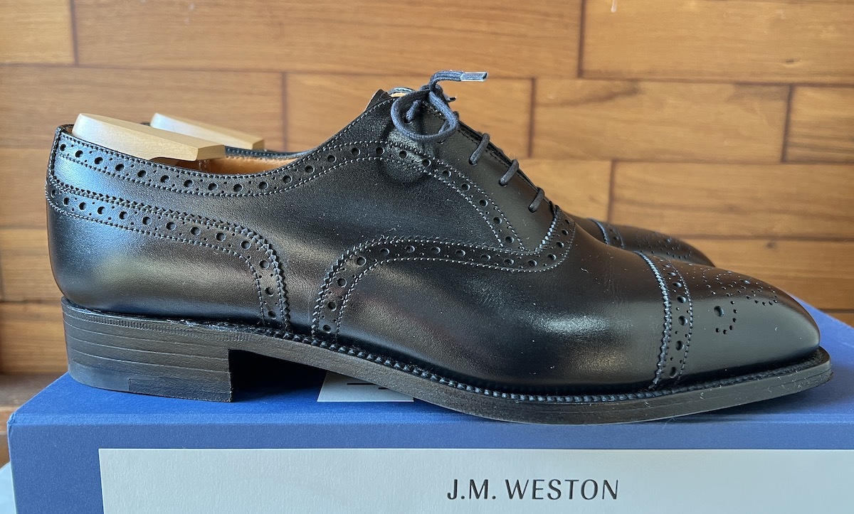 廃盤 J.M.WESTON 310 セミブローグ 8D メンズ 廃盤 J.M.WESTON 310 セミブローグ 8D メンズ