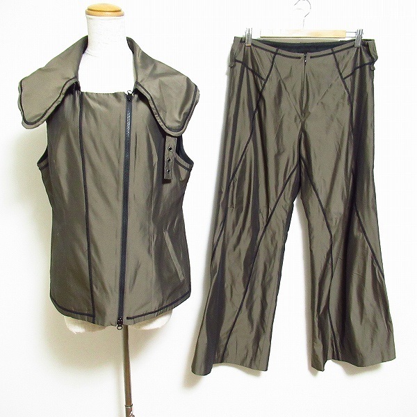 宅配 日本製 EIKO KONDO デザイン 切り替え カモフラ リボン スカート