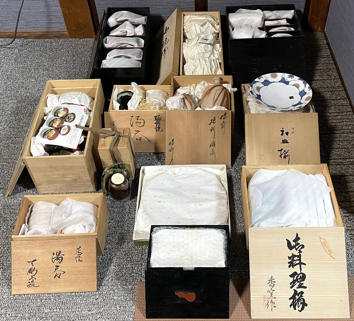 大量 セット 大倉陶園 常滑 朱泥 萬古焼 九谷焼 有田焼 薩摩焼 輪島塗