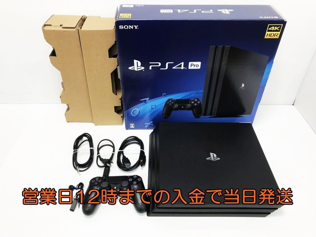 PS4 Pro ジェット・ブラック 1TB (CUH-7200BB01) ゲーム機本体 初期化動作確認済み 1A2000-691e/F4