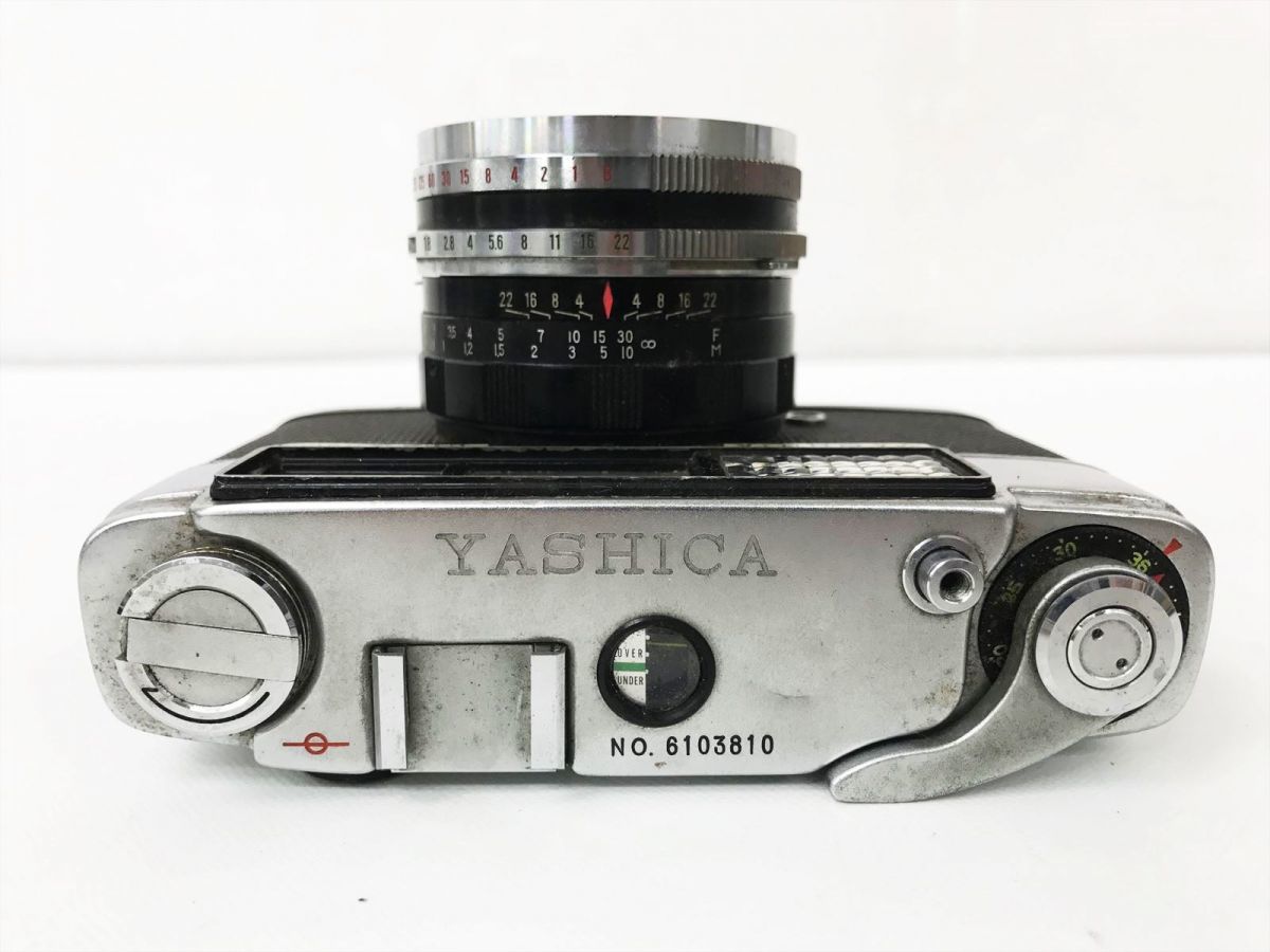 1円 YASHICA LYNX-1000 フィルムカメラ YASHINON 45mm F1.8 未検品 