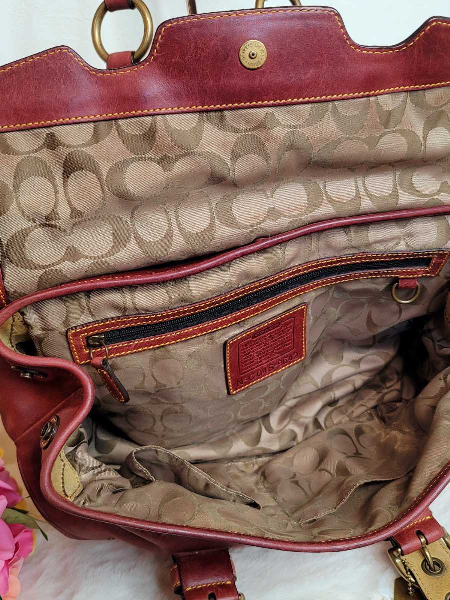 COACH】コーチ ハンドバッグ 9642 レザー ブラウン ショルダー COACH】コーチ ハンドバッグ 9642 レザー ブラウン ショルダー