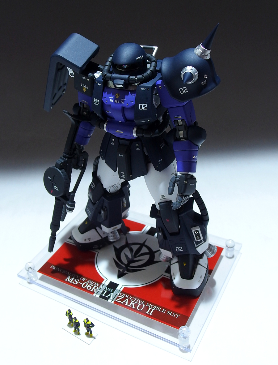 1/100 MG MS-06R-1A 黒い三連星ザク マッシュ機 Ver.2.0 塗装済完成 1/100 MG MS-06R-1A 黒い三連星ザク マッシュ機 Ver.2.0 塗装済完成