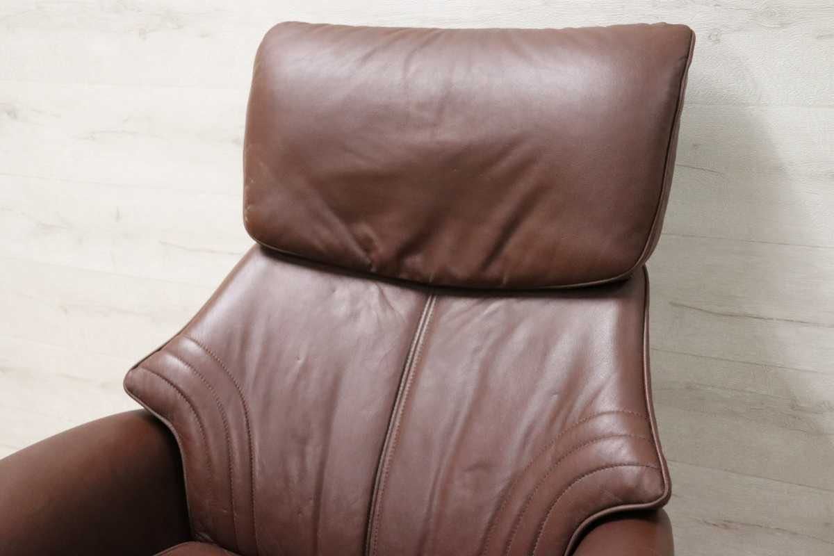 GMET3390EKORNES / eko -nes -stroke less less chair reclining chair Northern Europe noru way original leather rare Vintage model 