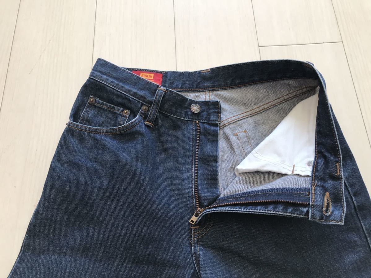 [ быстрое решение ]W31 Edwin EDWIN 602 распорка джинсы US Classic ... хлопок 100% сделано в Японии Denim снят с производства 