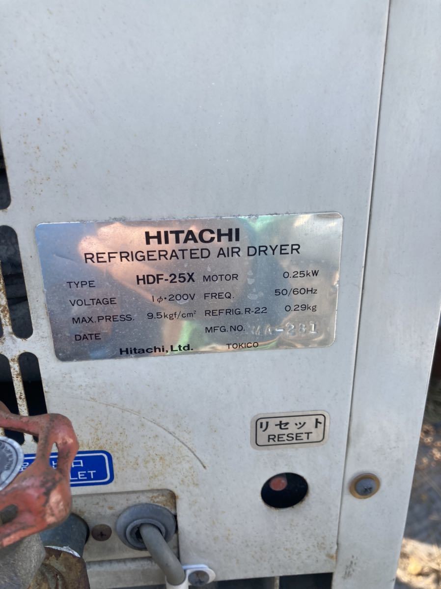  воздух  ... компрессор   Hitachi   производство  место  пр-во  　POD-55EC6  сухой ...HDF-25X