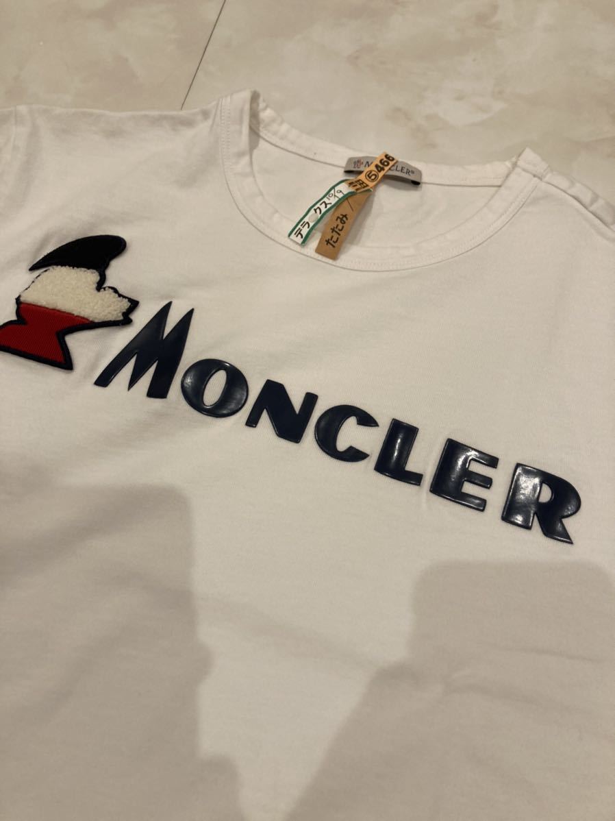 クリーニング済】モンクレール Tシャツ サイズM MONCLER 半袖Tシャツ