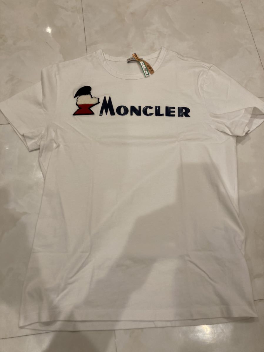 クリーニング済】モンクレール Tシャツ サイズM MONCLER 半袖Tシャツ