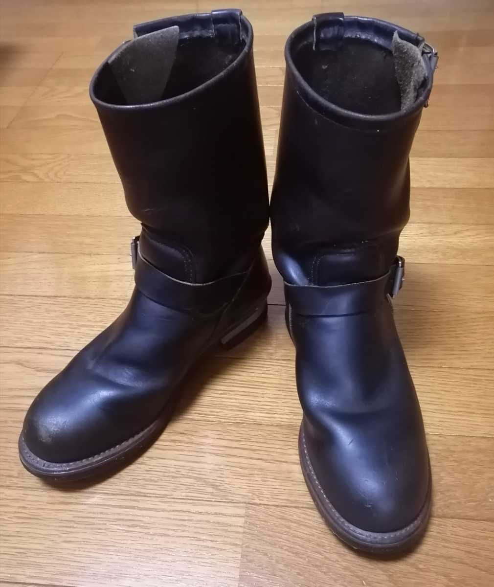 RED WING 茶芯 pt91 2268 8 5D プリントタグ エンジニアブーツ レッド