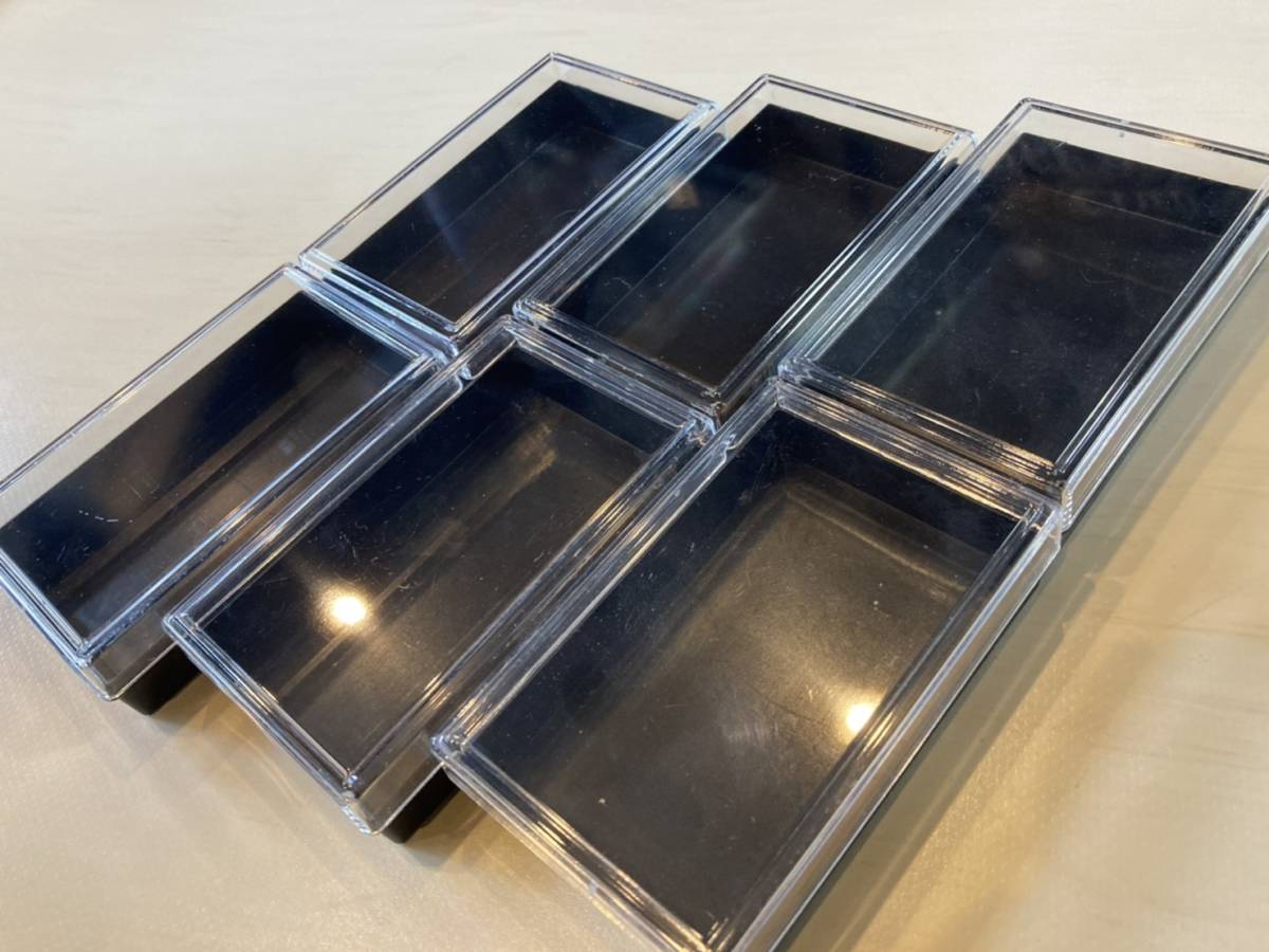  plastic case ( large ) 6 pieces set plastic case storage * several equipped 