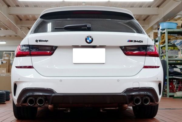 *BMW G20/G21 3 series 2019~ for M340 /4 pipe out diffuser for sport tail pipe set / tail garnish /M spo 320 330 318