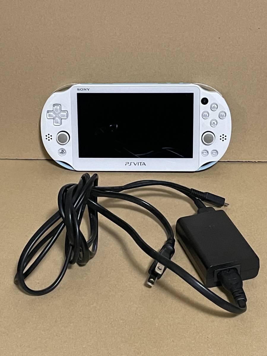動作品 SONY PS Vita PCH-2000 Wi-Fiモデル 本体 ホワイト/ライト