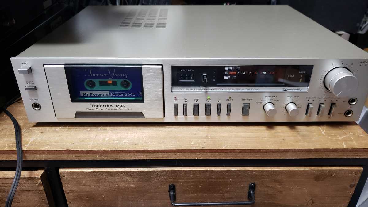 最新作の Technics ジャンク ダイレクトドライブ RS-M45 カセット