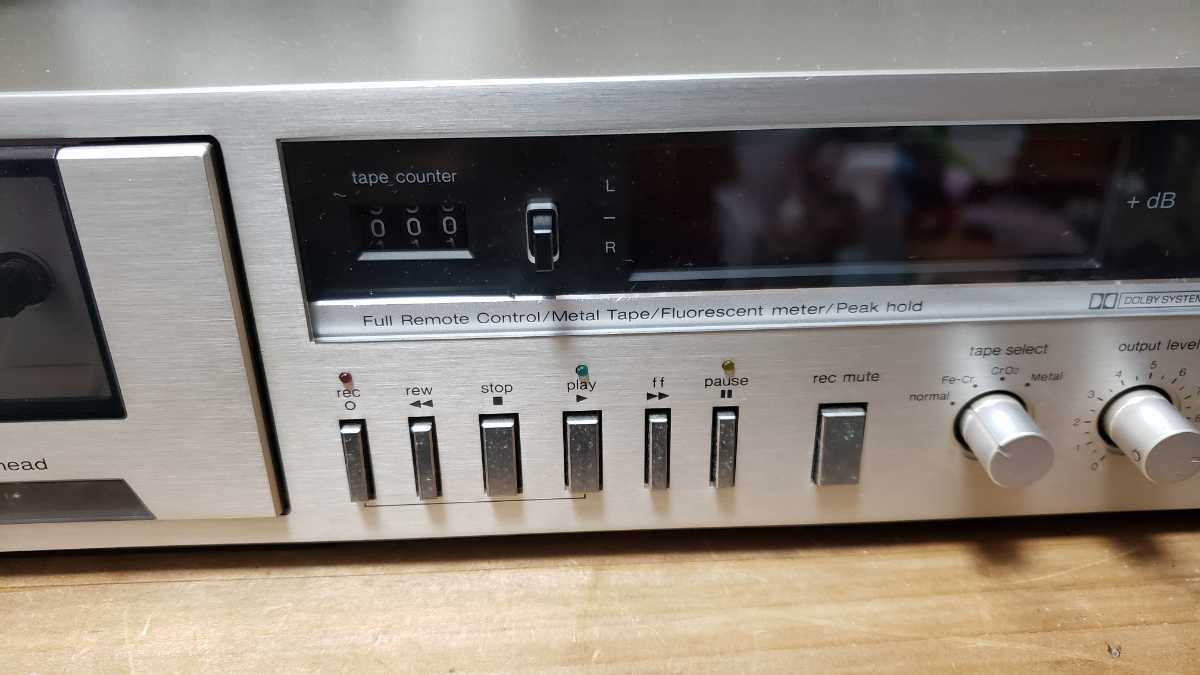 Technics カセットデッキ RS-M45 ジャンク ダイレクトドライブ Technics カセットデッキ RS-M45 ジャンク ダイレクトドライブ