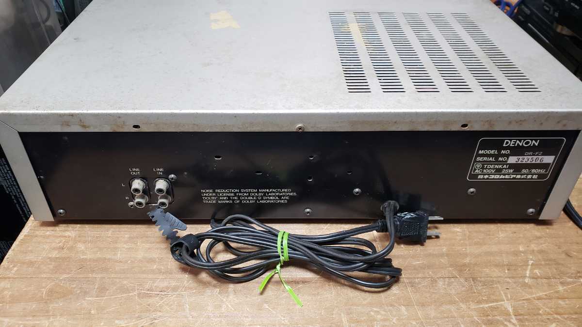 Yahoo!オークション - DENON 3ヘッドカセットデッキ DR-F2 ジャンク Yahoo!オークション - DENON 3ヘッドカセットデッキ DR-F2 ジャンク