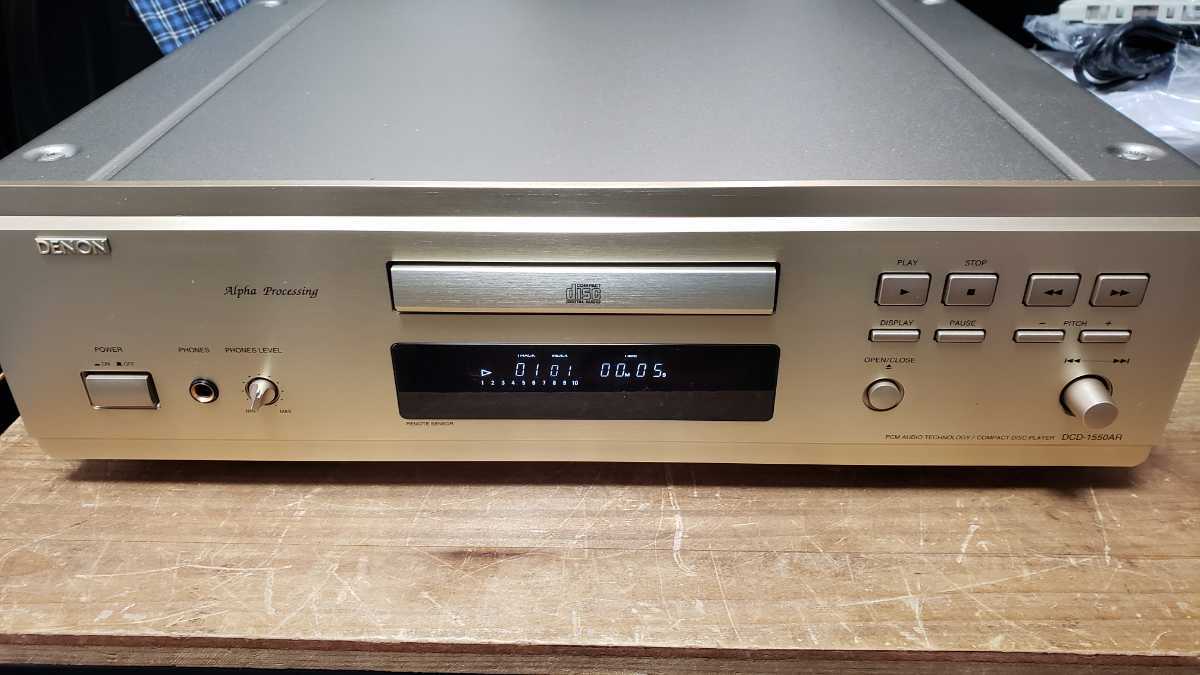 魅力的な DENON CDプレーヤー DCD-1550AR 再生可能ジャンク DENON