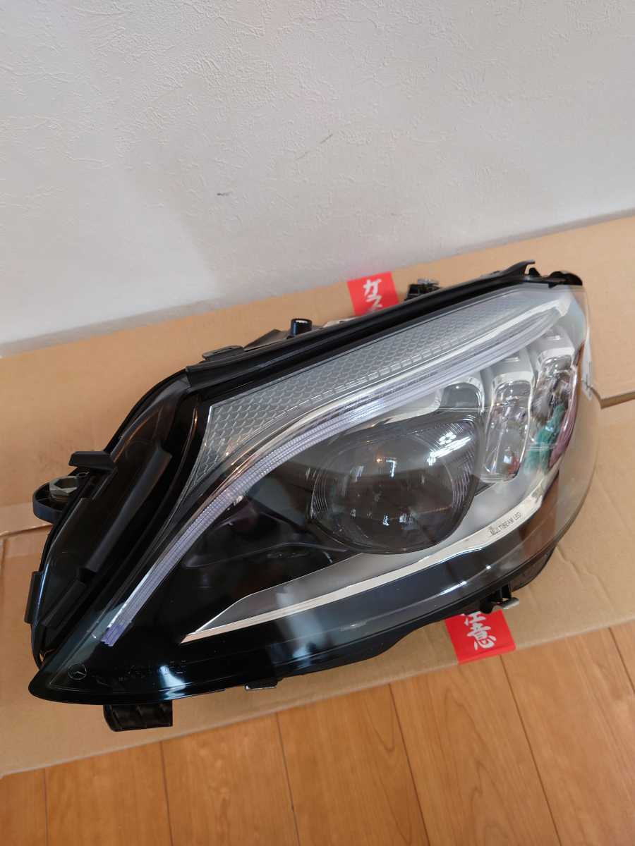 超美品破損なし☆ベンツ Cクラス W205 後期 純正 マルチビーム LED