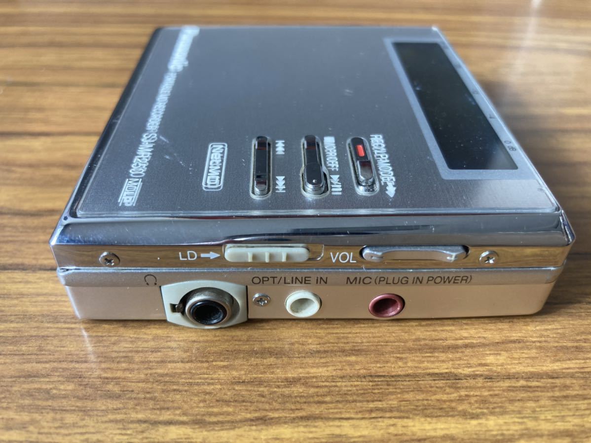 Panasonic sj-mr250 MDレコーダー 動作品 Panasonic sj-mr250 MDレコーダー 動作品