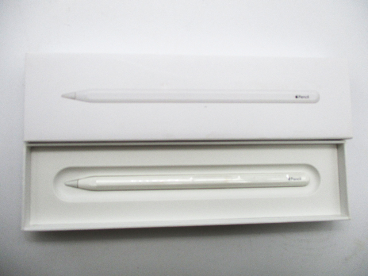 ☆【動作品】Apple Pencil アップルペンシル第2世代iPad用白ホワイト 