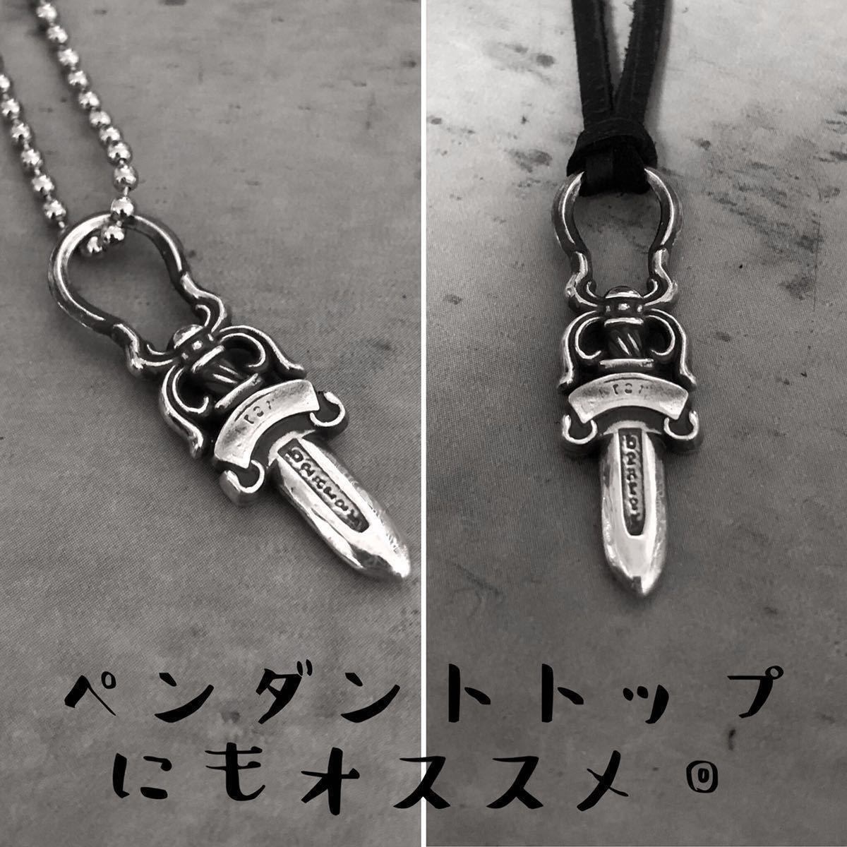 シルバー925 ダガー ペンダント ネックレス ファスナー ジップ シルバー925 ダガー ペンダント ネックレス ファスナー ジップ