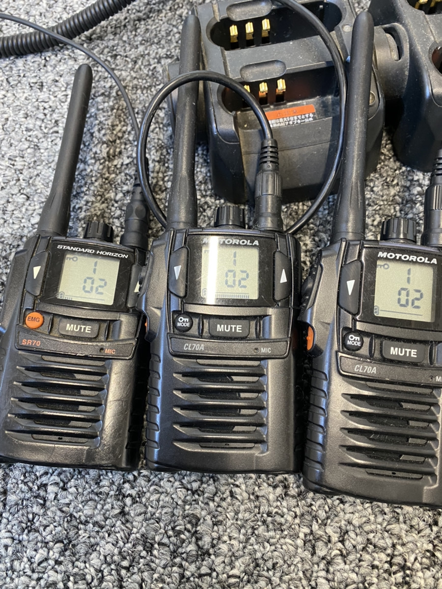 MOTOROLA 特定小電力トランシーバー CL70A 台セット 無線機 - 通販