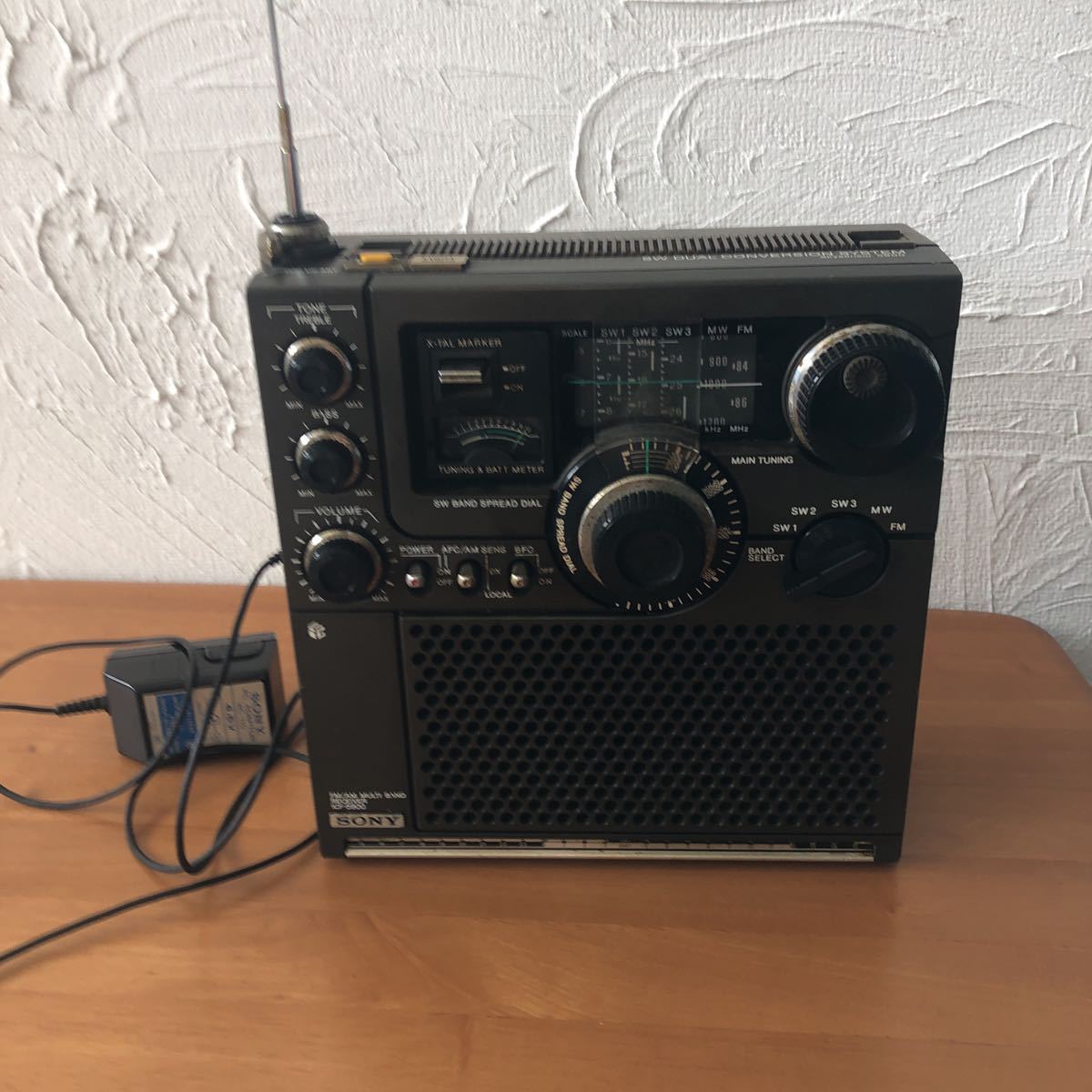SONY ICF-5900 BCLラジオ スカイセンサー ソニー 通電確認済み