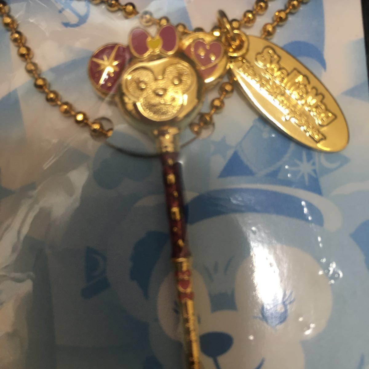 ダッフィー シェリーメイ ぬいぐるみ用アクセサリー ネックレス キーチェーン キーホルダー ディズニー チャーム 10周年10th