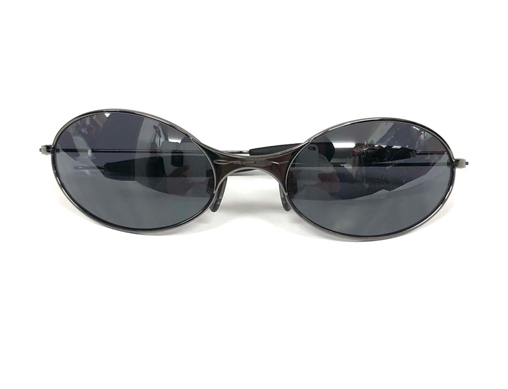 Aランク oakley オークリー サングラス e-wire メタル オーバル 希少