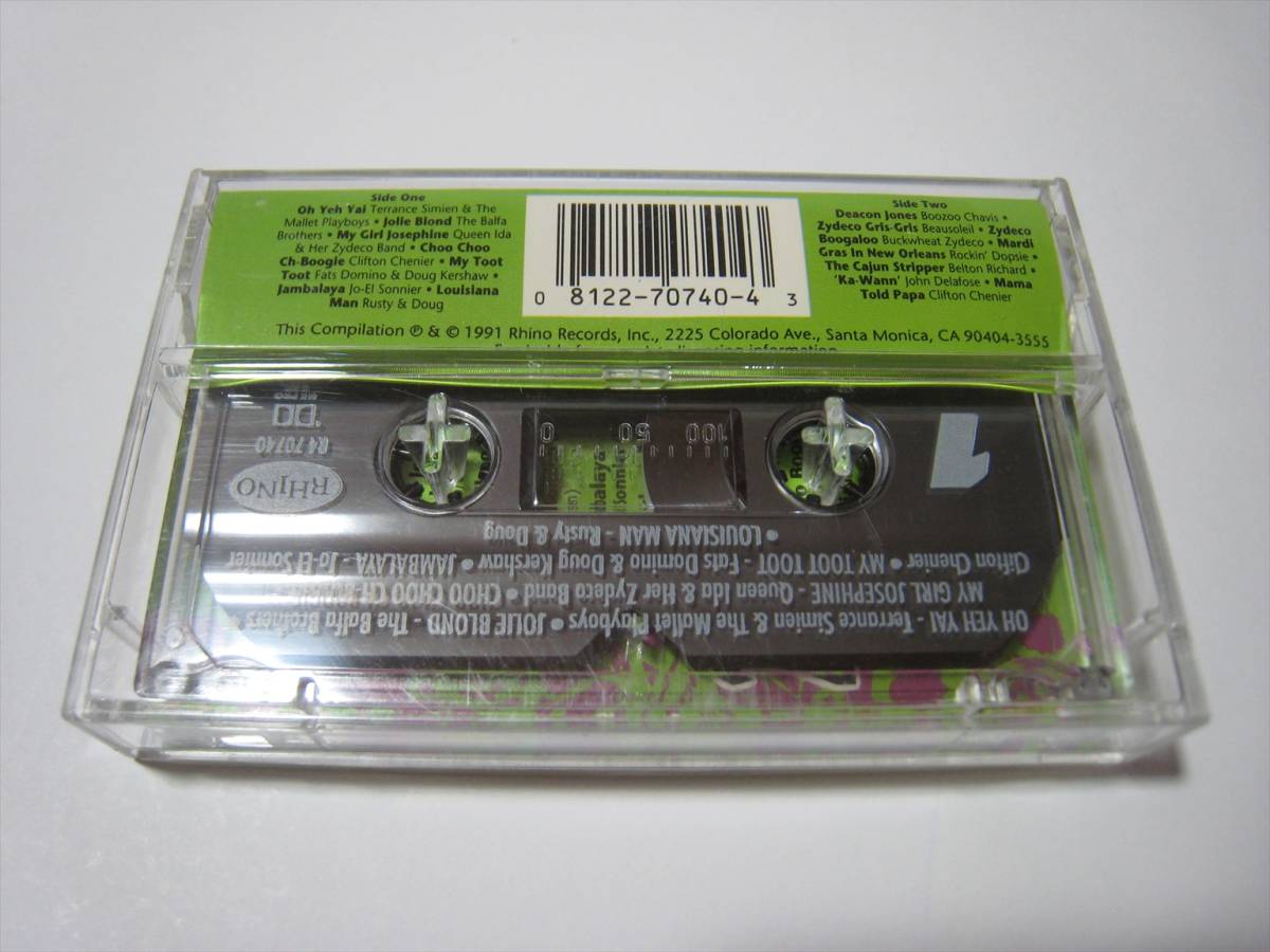 [ cassette tape ] V.A. (CLIFTON CHENIER, FATS DOMINO other ) / ALLIGATOR STOMP, VOL.2 : CAJUN & ZYDECO CLASSICS US version 