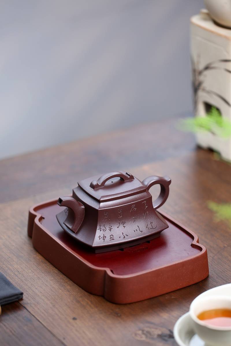 聚寶齋*紫砂精彫*天行健壺】希少珍品 茶壺 茶道具 中国時代美術 聚寶齋*紫砂精彫*天行健壺】希少珍品 茶壺 茶道具 中国時代美術