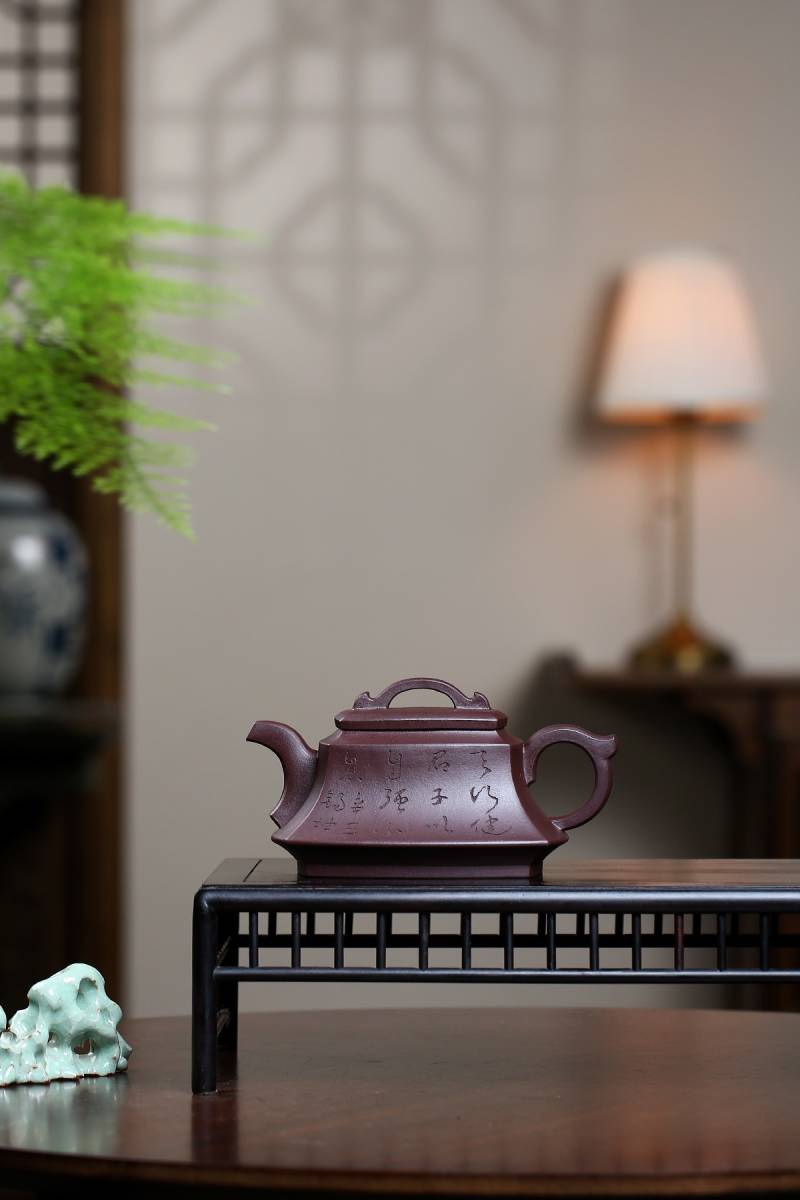 聚寶齋*紫砂精彫*天行健壺】希少珍品 茶壺 茶道具 中国時代美術 聚寶齋*紫砂精彫*天行健壺】希少珍品 茶壺 茶道具 中国時代美術