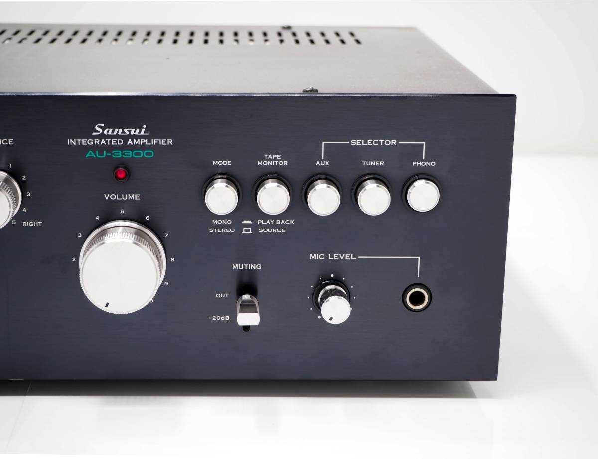 Yahoo!オークション - SANSUI AU-3300 プリメインアンプ 整備済 Yahoo!オークション - SANSUI AU-3300 プリメインアンプ 整備済