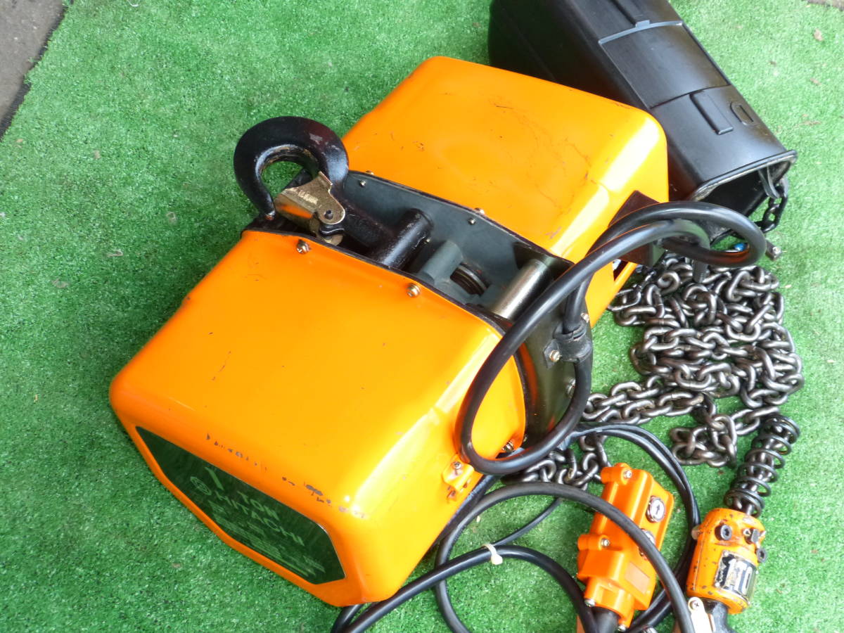 ☆日立 電動チェーンブロック 1t 1SH 揚程3m 200V ホイスト☆ ☆日立 電動チェーンブロック 1t 1SH 揚程3m 200V ホイスト☆
