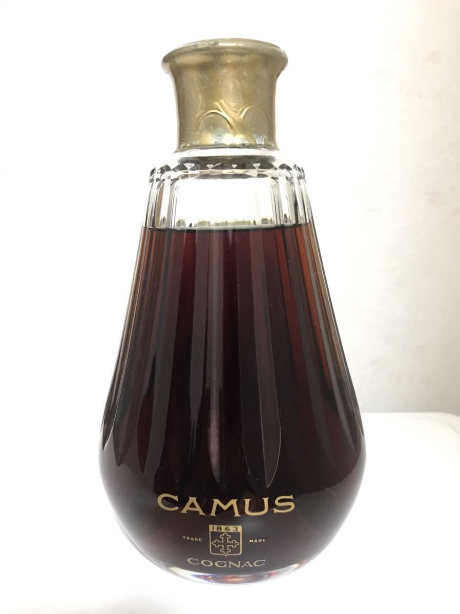 未開栓♪CAMUS カミュ COGNAC コニャック ブランデー バカラ 1863 700ml Baccarat 古酒 洋酒 1970年代物_画像1