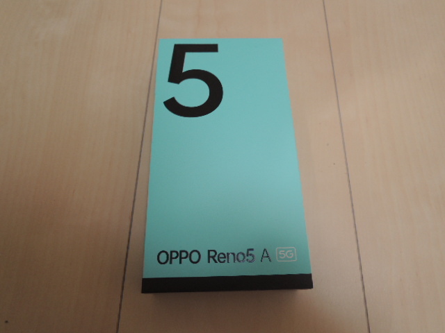 □新品□OPPO Reno5 A シルバーブラック SIMフリー版 デュアルSIM 楽天