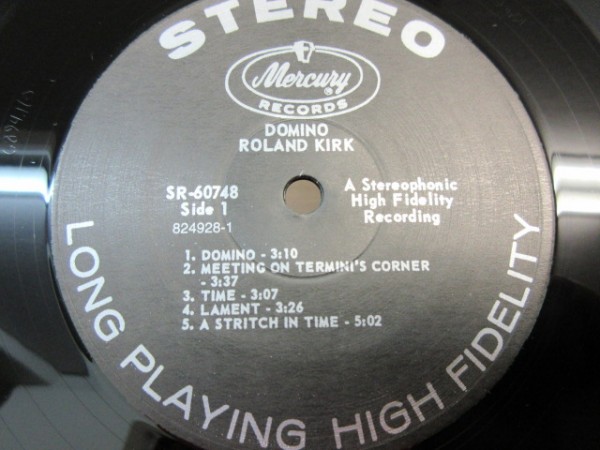 K/LP/無傷!!/Mercury US 168g重量盤/Roland Kirk(ローランド・カーク)「ドミノ」_画像3