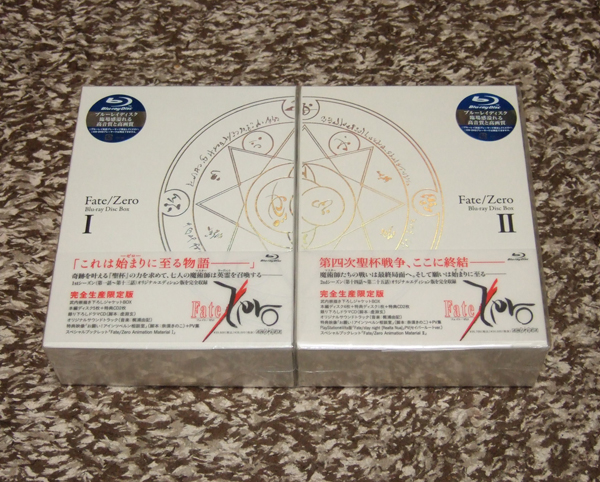 新品　Fate/Zero Blu-ray Disc Box 限定版 全2巻セット_画像1