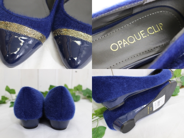  новый товар *ope-k точка зажим * эмаль tu переключатель low каблук туфли-лодочки 24.5cm голубой 