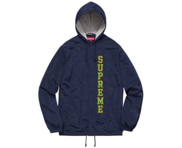 Supreme Vertica Hooded Coaches Jacket NAVY L - www.enfieldsecurity.com