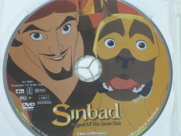  America made DREAM WORKS English version DVD*Sinbad!