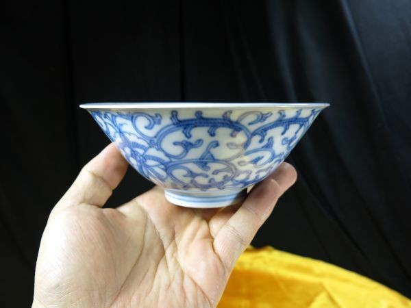 B 染付碗② 清時代 磁器 中国 焼き物 青華 中国・朝鮮半島 B 染付碗② 清時代 磁器 中国 焼き物 青華 中国・朝鮮半島