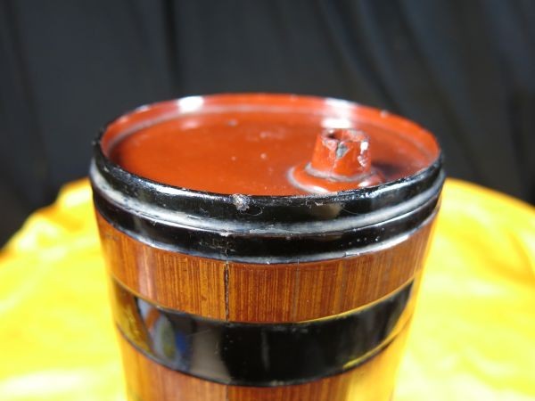 B 竹製塗り水筒 江戸時代 漆工 漆器 木工 飲食器 民芸