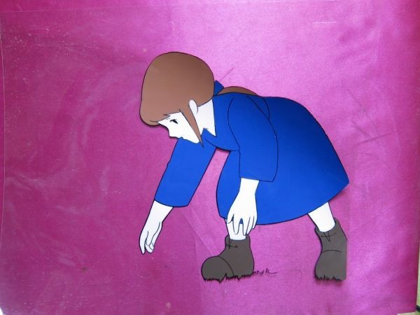 B 母をたずねて三千里 フィオリーナ セル画 張り付きなし 日本 B 母をたずねて三千里 フィオリーナ セル画 張り付きなし 日本