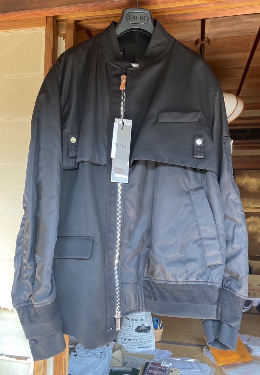 ヤフオク! - 希少サイズ54☆国内正規品☆DIOR SACAI ハイブリ...