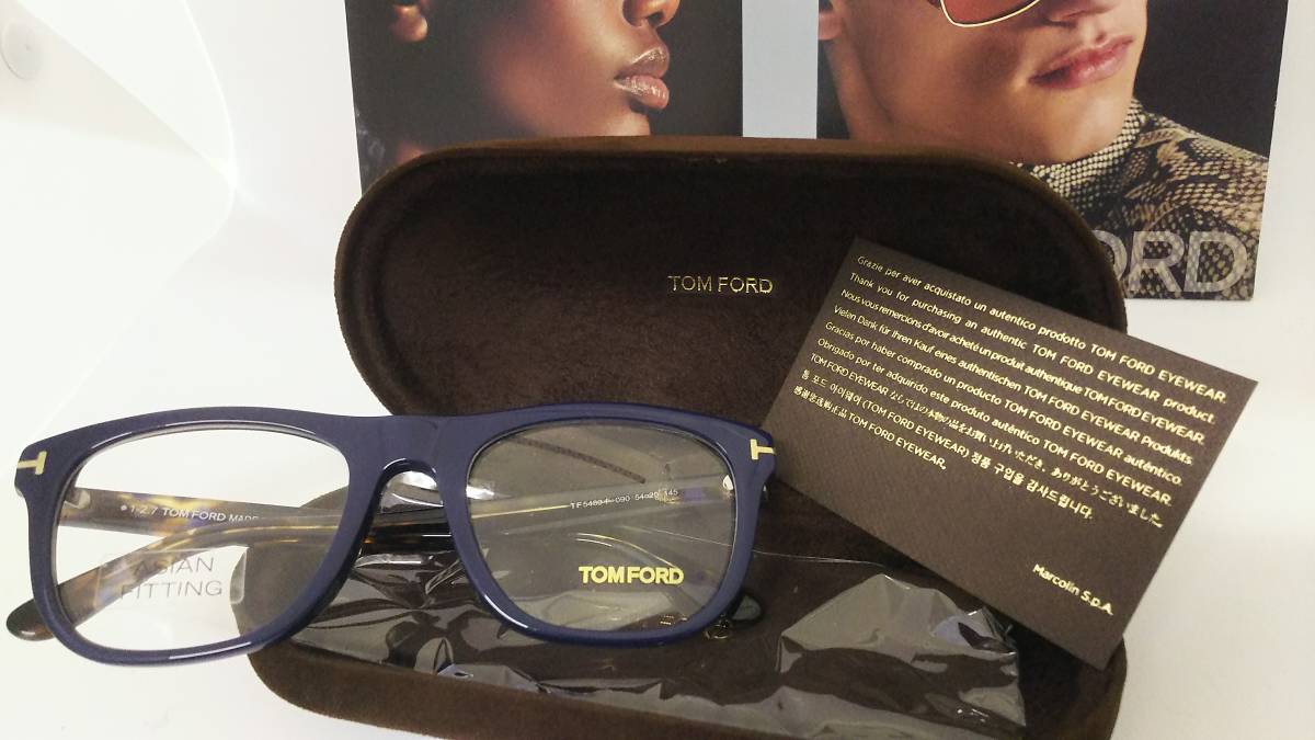  Tom Ford glasses Asian model new goods tax included free shipping TF5480-F 090