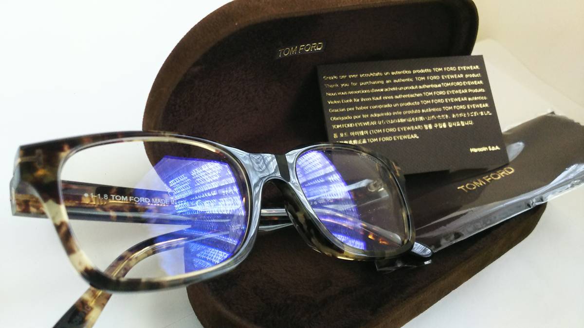 トムフォード 眼鏡 ブルーライトカットレンズ仕様 送料無料 税込 新品