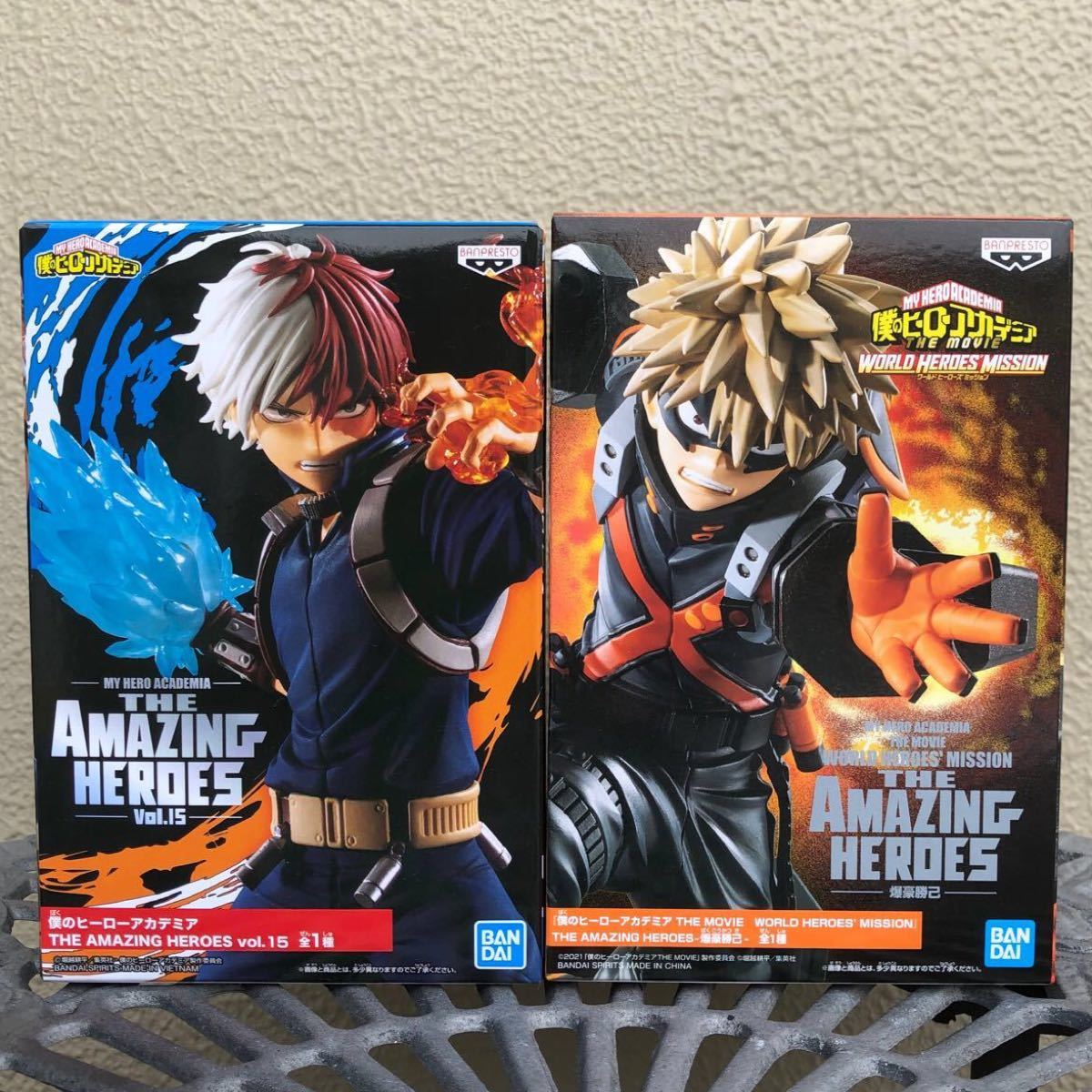 僕のヒーローアカデミア THE AMAZING HEROES 爆豪勝己 轟焦凍 僕のヒーローアカデミア THE AMAZING HEROES 爆豪勝己 轟焦凍