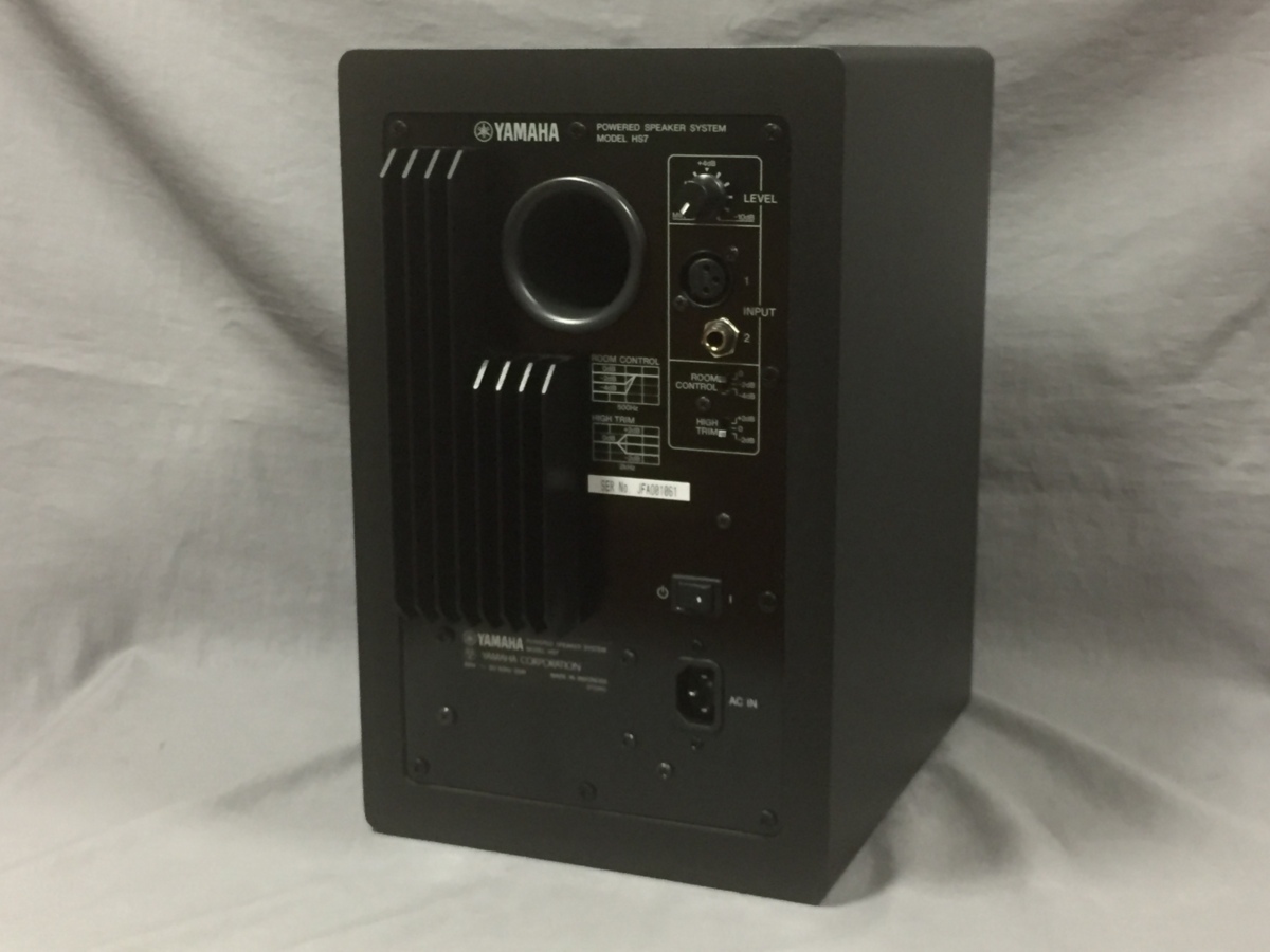 品 パワードスタジオモニター YAMAHA ヤマハ HS7 *1本 アンプ内蔵