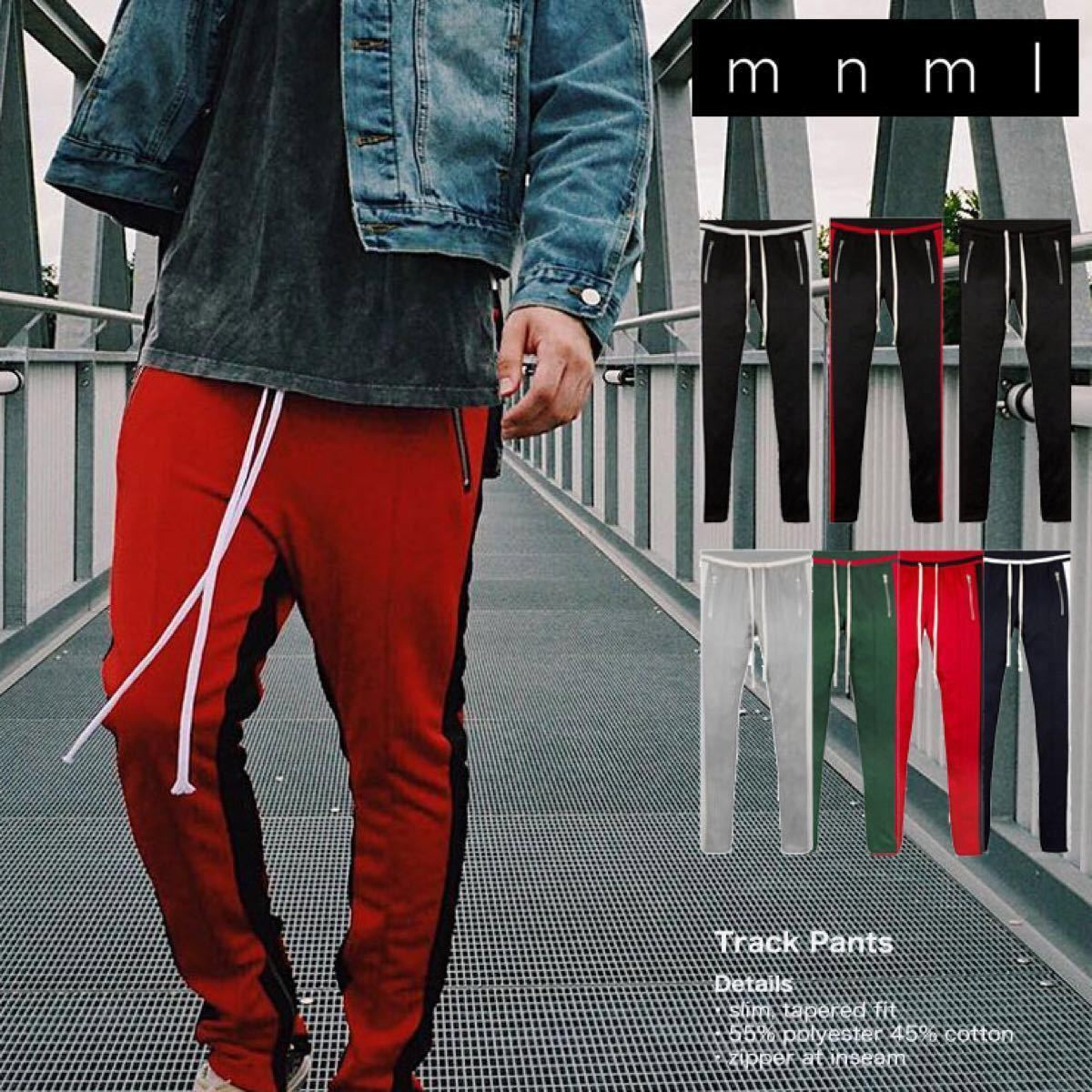 新品、未使用mnmlの TRACK PANTS - BLACK XSサイズ | www.tspea.org